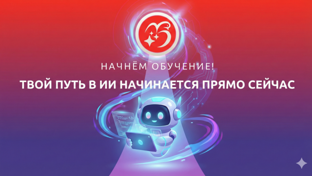 Начнём обучение